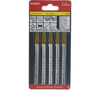 Пилки по дереву T101BF (75х2.5 мм, BIM, 5 шт.) Metabo 623975000