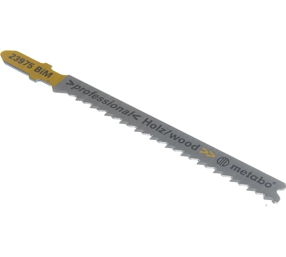 Пилки по дереву T101BF (75х2.5 мм, BIM, 5 шт.) Metabo 623975000
