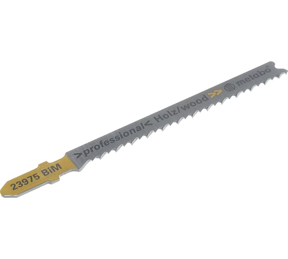 Пилки по дереву T101BF (75х2.5 мм, BIM, 5 шт.) Metabo 623975000