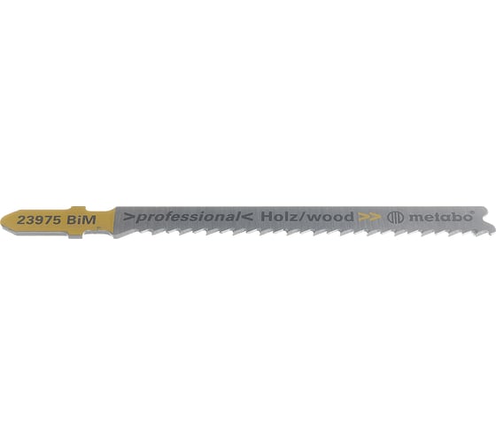 Пилки по дереву T101BF (75х2.5 мм, BIM, 5 шт.) Metabo 623975000