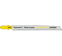 Пилки по дереву, ДСП T234X (91 мм, прогрессивный шаг, HCS, 25 шт.) Metabo 623617000