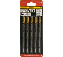 Пилки по дереву T344DP (HCS, 106х4 мм, 5 шт.) Metabo 623679000
