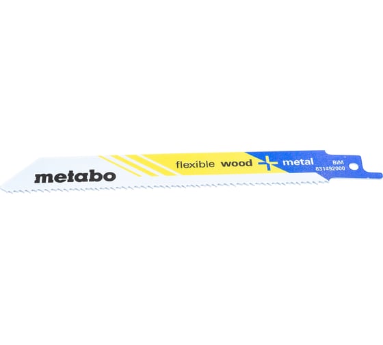 Пилки по дереву, стали, цветным металлам S922VF (150x1.8-2.6 мм, BIM, 2 шт.) Metabo 631094000