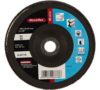 Круг шлифовальный ламельный Novoflex (180х22.23, Р80) Metabo 623115000