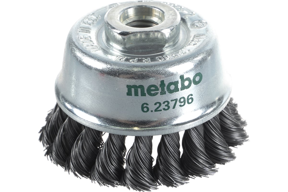 Щетка стальная 65 мм, М14 Metabo 623796000 - выгодная цена, отзывы ...