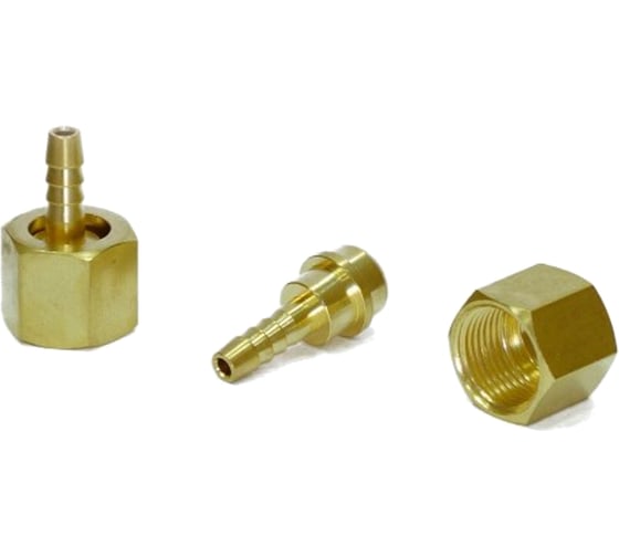 Соединитель TIG, гайка 3/8G + штуцер елка D6 Aurora 14326 1