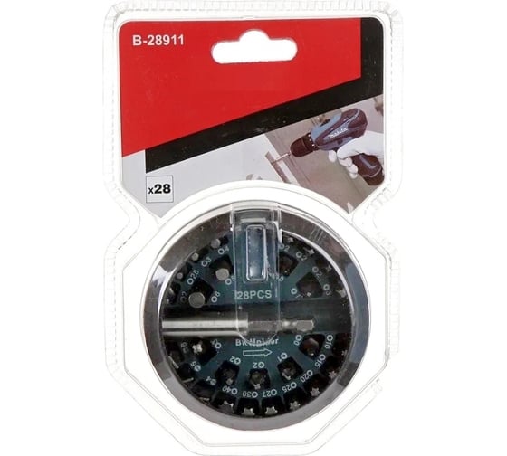 Набор насадок 28 шт в наборе Makita B-28911
