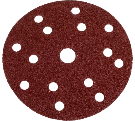 Диск шлифовальный D150 мм, A40, 10 шт, 8 отверстий, коричневый Makita D-54586