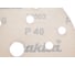 Диск шлифовальный D150 мм, A40, 10 шт, 8 отверстий, коричневый Makita D-54586 3