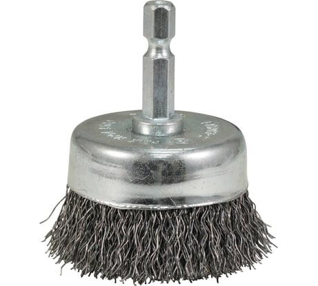 Щетка проволочная чашечная (50 мм, толщина проволоки 0.3 мм, гофрированная, металл, 1/4") Makita D-76423