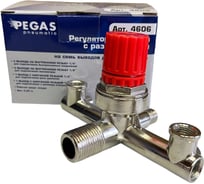 Регулятор давления с разветвителем на семь выходов Pegas pneumatic 4606