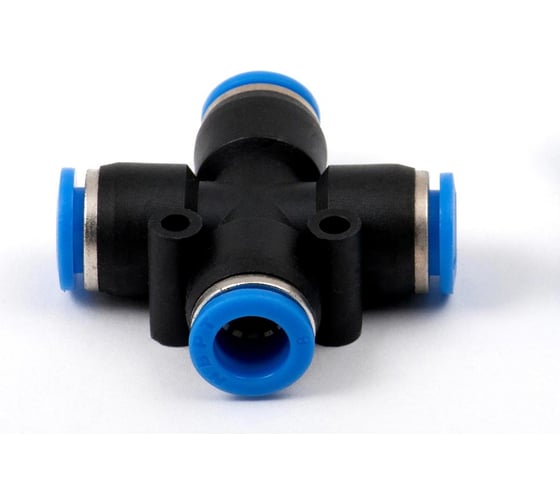 Фитинг четвертник (крест) цанговый 8 мм Pegas pneumatic 5803
