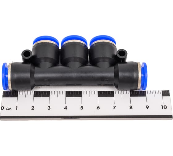 Фитинг разветвитель пять трубок, 10 мм Pegas pneumatic 5403