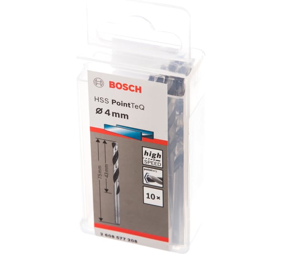 Спиральное сверло HSS PointTeQ 4.0 Bosch 2608577208