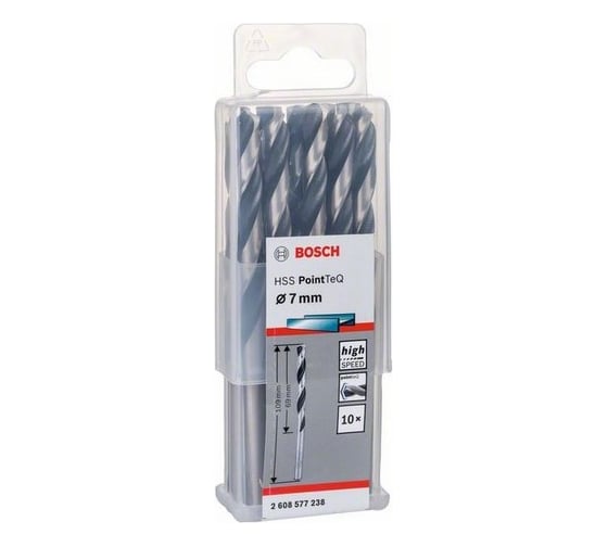 Спиральное сверло HSS PointTeQ 7.0 Bosch 2608577238 1