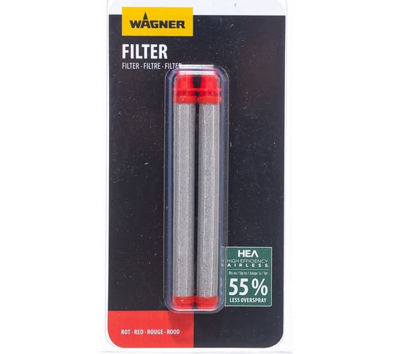 Фильтр безвоздушного пистолета HEA, красный Wagner 418711 1