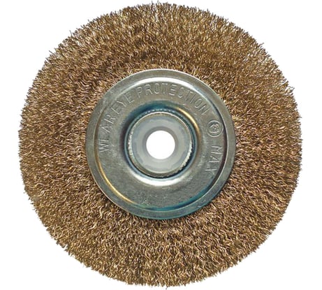 Щетка крацовка дисковая с комплектом переходников (150 мм, 22.2 мм) Biber 70998 тов-170434