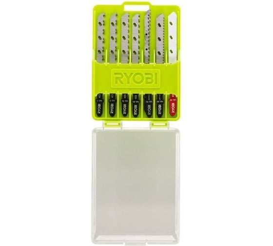 Набор пилочек для лобзика 10 шт Ryobi 5132002811