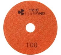 Круг алмазный гибкий шлифовальный Черепашка 100 № 100 Trio-Diamond 340100