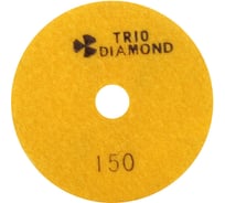 Круг алмазный гибкий шлифовальный Черепашка 100 № 150 Trio-Diamond 340150