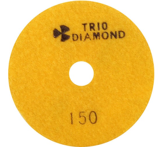 Круг алмазный гибкий шлифовальный Черепашка 100 № 150 Trio-Diamond 340150 1