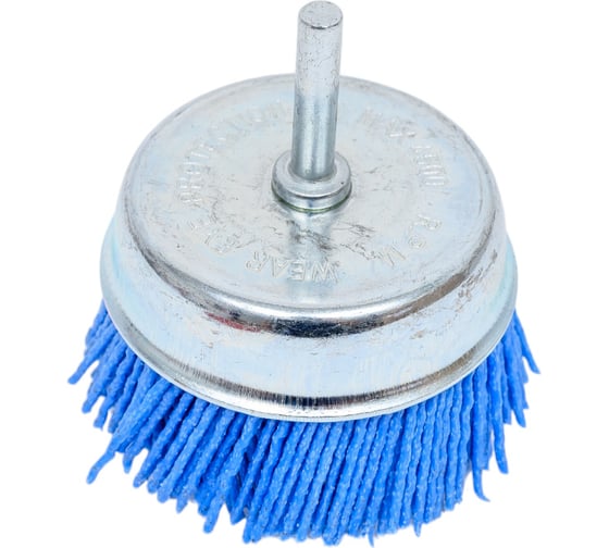 Щетка чашечная из нейлона YIDA 75 мм, с переходником для дрели TORGWIN T712077