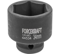 Головка ударная 1/2'', 34мм, 6гр. Forcekraft FK-44534(55051)