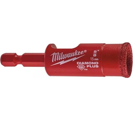 Алмазная коронка Diamond Plus 15 мм Milwaukee 49560513