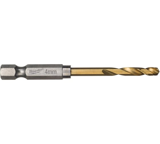 Сверло по металлу RedHEX HSS-G TiN (2 шт; 4х26х71.5 мм) Milwaukee 48894708 1