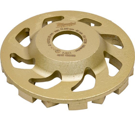 Алмазная шлифовальная чашка 100 мм Milwaukee 4932430080 1