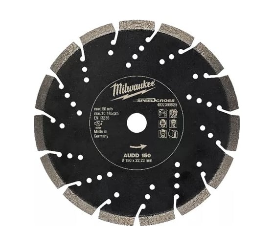Алмазный диск AUDD 150 Milwaukee 4932399825 1