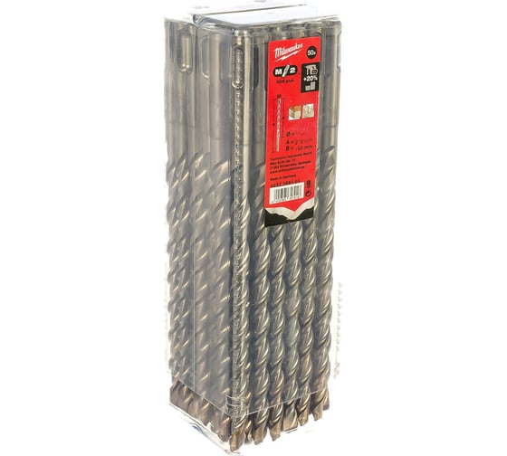 Бур SDS+ (10х210 мм, 50 шт.) Milwaukee 4932399184 1