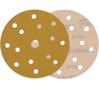 Круг шлифовальный DIAMOND 150 мм, 15 отв., P100, 100 шт FORMEL 81957320100