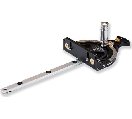 Направитель для пиления HD MITER GAUGE с угломером, для шины T-TRACK Hongdui М00021314  