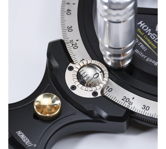 Направитель для пиления HD MITER GAUGE с угломером, для шины T-TRACK Hongdui М00021314  