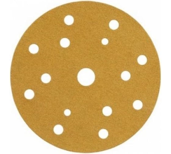 Круг абразивный HOOKIT 255P+ золотой, 15 отверстий, Р240, 150 мм, 50 шт 3М 50449 7100253071 1