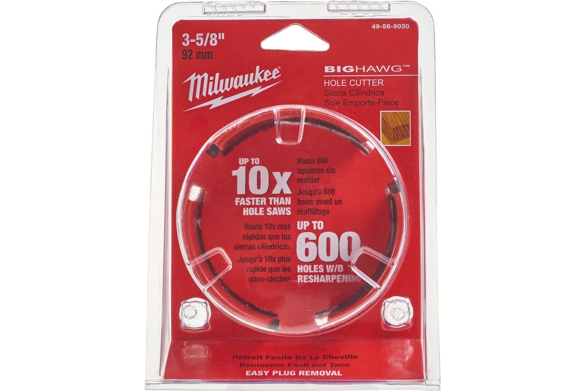 Коронка по дереву Bighawg (92х60 мм) Milwaukee 49569030 - выгодная цена ...