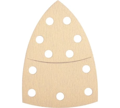 Лист шлифовальный 102x150 мм, P120, на липучку, бумажная основа, 5 шт Abraforce АМ68654