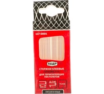 Стержни клеевые прозрачные (7 мм; 10 см; 6 шт.) КЕДР 117-0001 54889