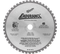 Диск пильный по металлу (165х15.8 мм; Z48) Milwaukee 48404015