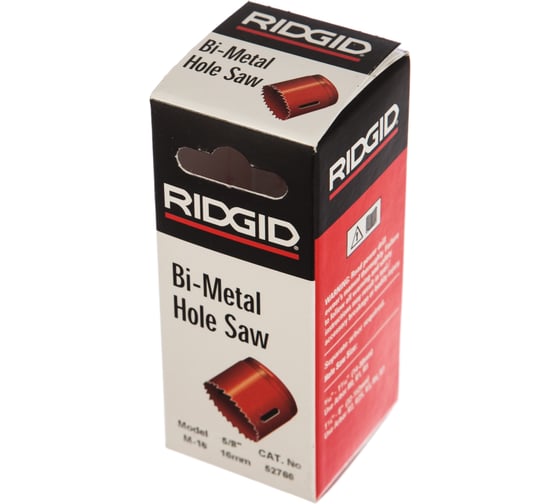 Коронка биметаллическая врезная М-16 (16 мм) RIDGID 52760