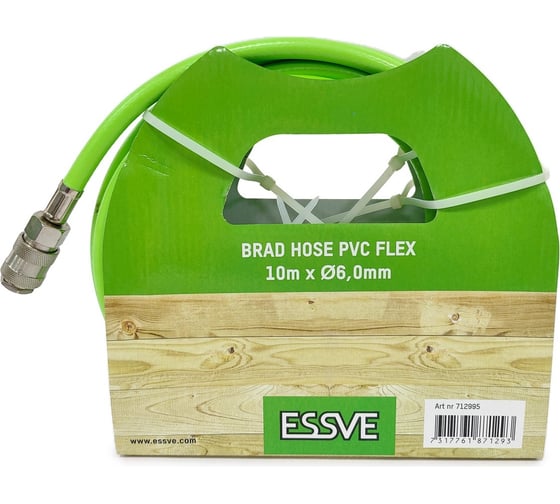 Шланг PVC Flex ПВХ 11x6 мм, 10 м Essve 712995