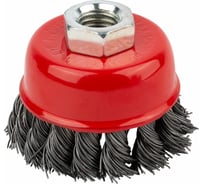 Щетка металлическая чашечная YIDA жесткая проволока, 75 мм, М14 TORGWIN T358604