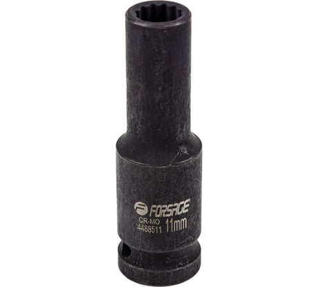 Головка ударная глубокая 12-гранная 11 мм, 1/2''DR Forsage F-4488511(54909)