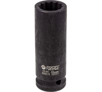 Головка ударная глубокая 18мм Forsage (12гр.), 1/2'' F-4488518(54916)