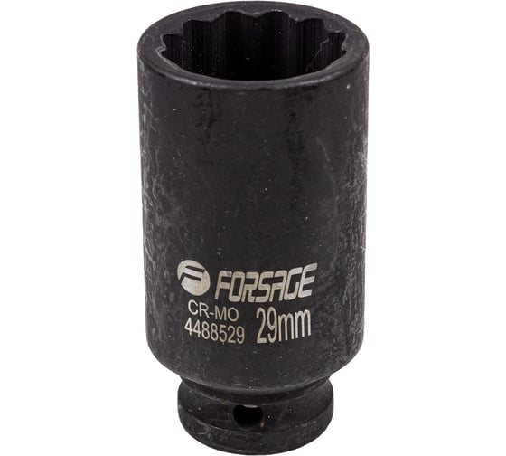 Головка ударная глубокая Forsage 29мм (12гр.), 1/2'' F-4488529(54927) 1