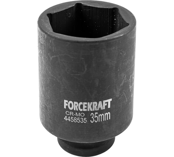 Головка ударная глубокая 6-гранная 35 мм, 1/2''DR Forcekraft FK-4458535(55052) 1