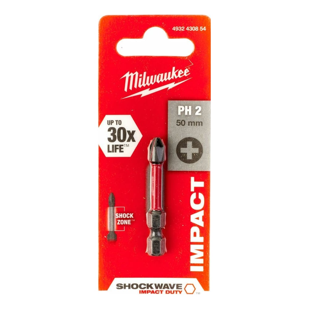 НасадкаSHOCKWAVE(PH2;50мм)Milwaukee4932430854