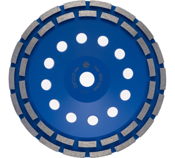 Алмазная чашка 2-х рядный сегмент 230х22.23 мм, TGS TORGWIN S12675