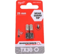Насадка SHOCKWAVE (2 шт; TX30; 25 мм) Milwaukee 4932430885
